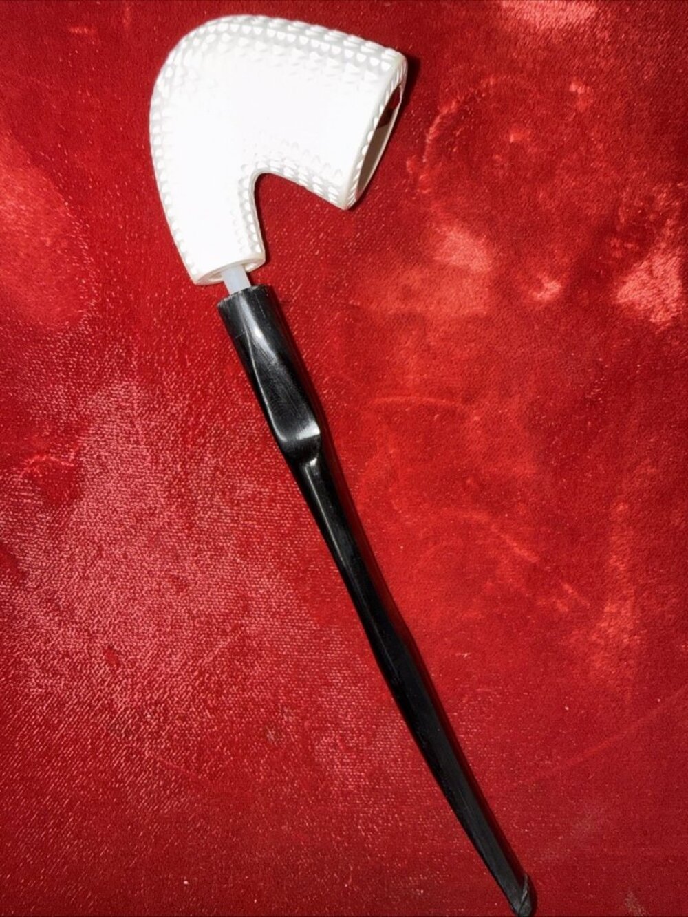 Vintage Turkish Block Meerschaum Pipe - Hand Carved in Eskisehir - Lattice New